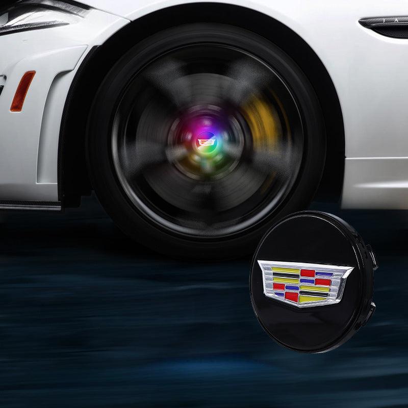Suitable For Cadillac Magnetic Suspension Hub Caps & LED Suspension Luminous Wheel Hub Lights - Greetlamp