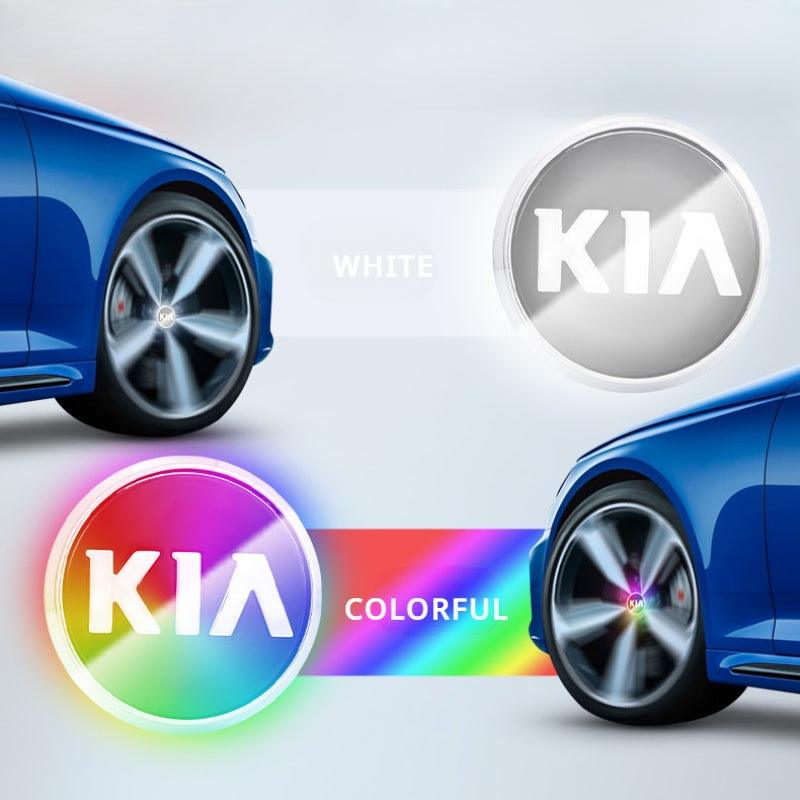 Suitable For KIA Magnetic Suspension Hub Caps & LED Suspension Luminous Wheel Hub Lights - Greetlamp