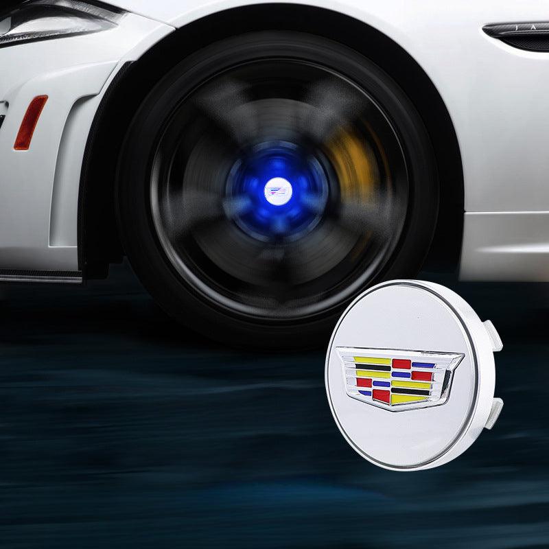 Suitable For Cadillac Magnetic Suspension Hub Caps & LED Suspension Luminous Wheel Hub Lights - Greetlamp