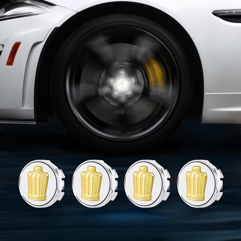 Suitable For Toyota & Crown Magnetic Suspension Hub Caps & LED Suspension Luminous Wheel Hub Lights - Greetlamp