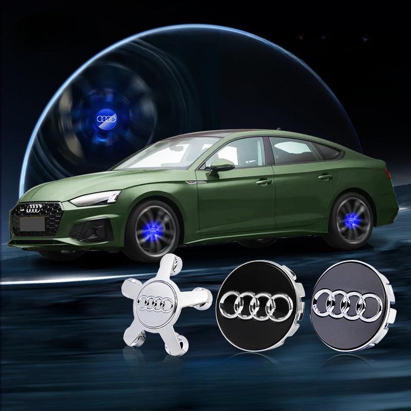 Suitable For Audi Magnetic Suspension Hub Caps & LED Suspension Luminous Wheel Hub Lights - Greetlamp