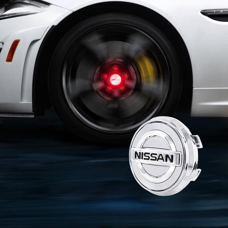 Suitable For Nissan Magnetic Suspension Hub Caps & LED Suspension Luminous Wheel Hub Lights - Greetlamp