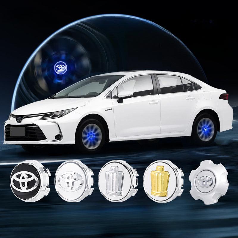 Suitable For Toyota & Crown Magnetic Suspension Hub Caps & LED Suspension Luminous Wheel Hub Lights - Greetlamp