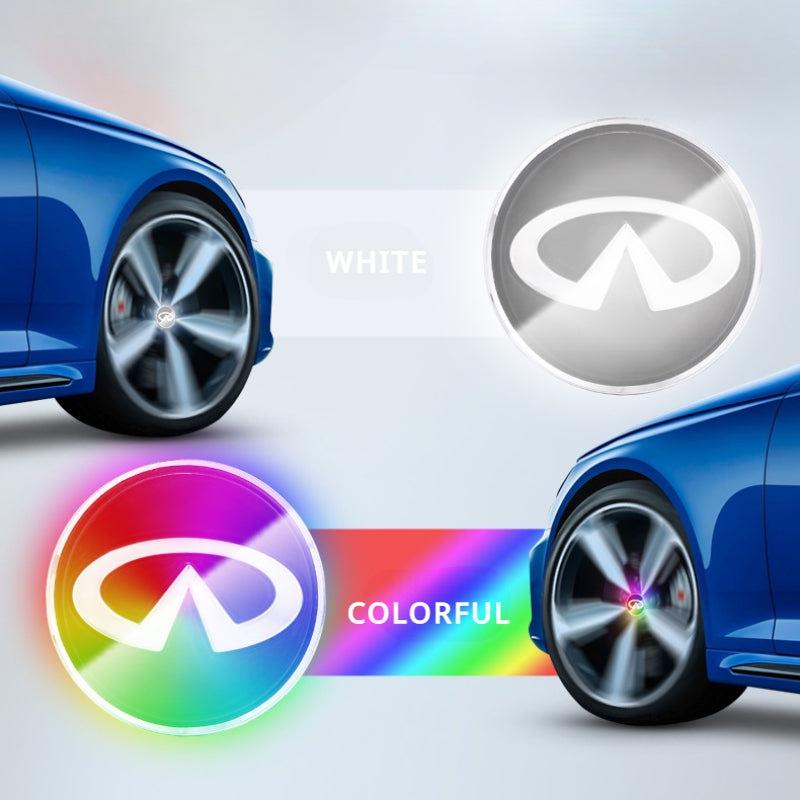 Suitable For Infiniti Magnetic Suspension Hub Caps & LED Suspension Luminous Wheel Hub Lights - Greetlamp