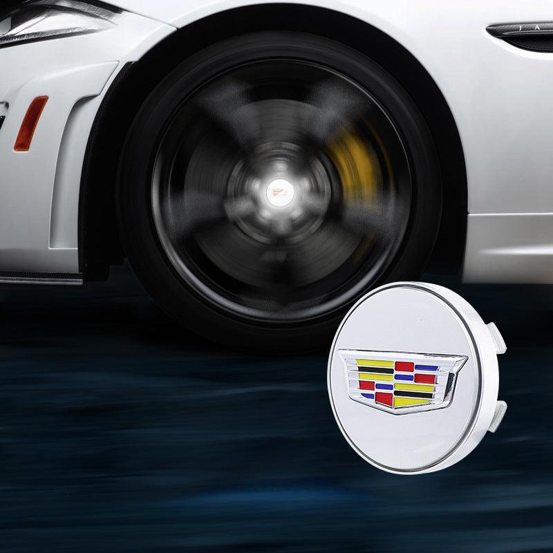 Suitable For Cadillac Magnetic Suspension Hub Caps & LED Suspension Luminous Wheel Hub Lights - Greetlamp