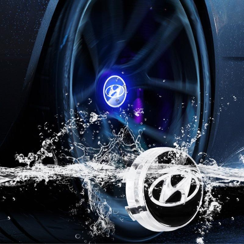Suitable For Hyundai Magnetic Suspension Hub Caps & LED Suspension Luminous Wheel Hub Lights - Greetlamp
