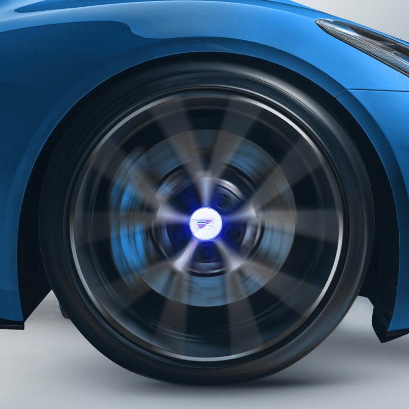 Suitable For Cadillac Magnetic Suspension Hub Caps & LED Suspension Luminous Wheel Hub Lights - Greetlamp