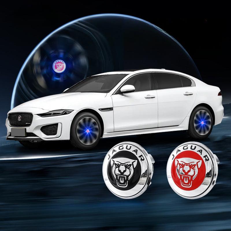 Suitable For Jaguar Magnetic Suspension Hub Caps & LED Suspension Luminous Wheel Hub Lights - Greetlamp
