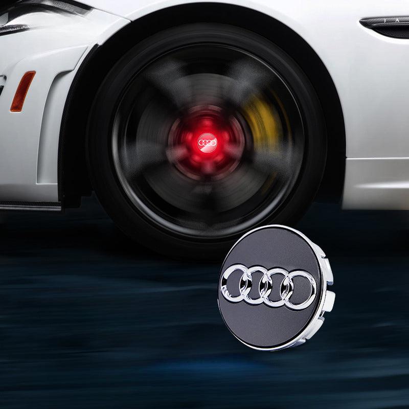 Suitable For Audi Magnetic Suspension Hub Caps & LED Suspension Luminous Wheel Hub Lights - Greetlamp
