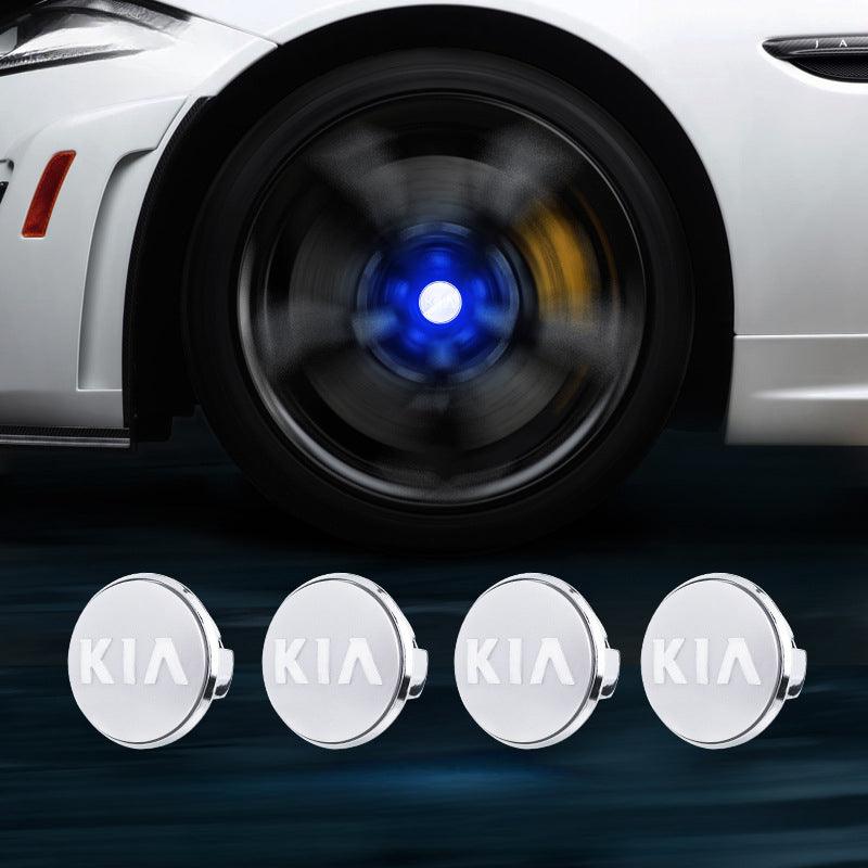 Suitable For KIA Magnetic Suspension Hub Caps & LED Suspension Luminous Wheel Hub Lights - Greetlamp