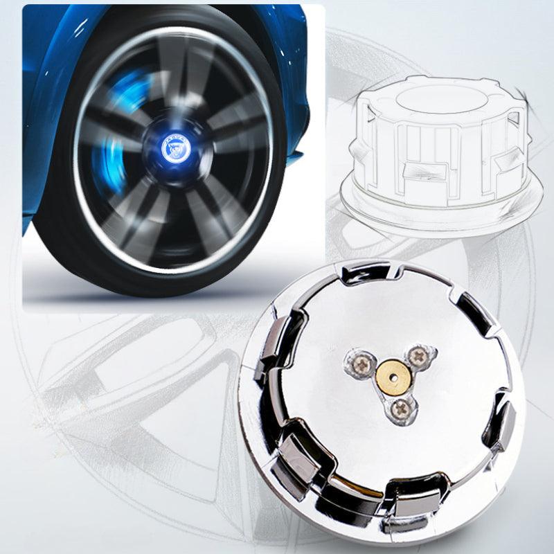 Suitable For Jaguar Magnetic Suspension Hub Caps & LED Suspension Luminous Wheel Hub Lights - Greetlamp