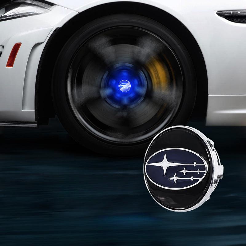 Suitable For Subaru Magnetic Suspension Hub Caps & LED Suspension Luminous Wheel Hub Lights - Greetlamp