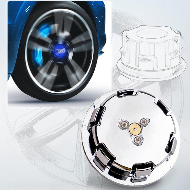 Suitable For Audi Magnetic Suspension Hub Caps & LED Suspension Luminous Wheel Hub Lights - Greetlamp
