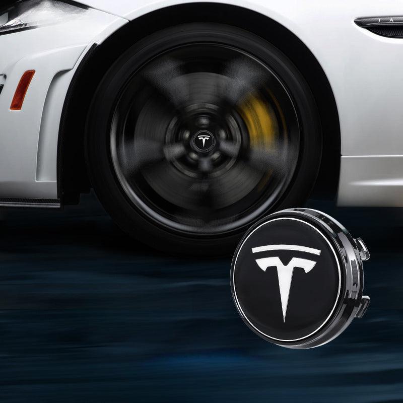 Suitable For Tesla Magnetic Suspension Hub Caps & LED Suspension Luminous Wheel Hub Lights - Greetlamp