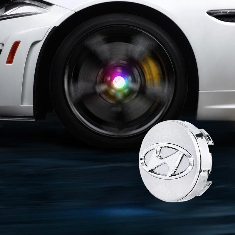 Suitable For Hyundai Magnetic Suspension Hub Caps & LED Suspension Luminous Wheel Hub Lights - Greetlamp