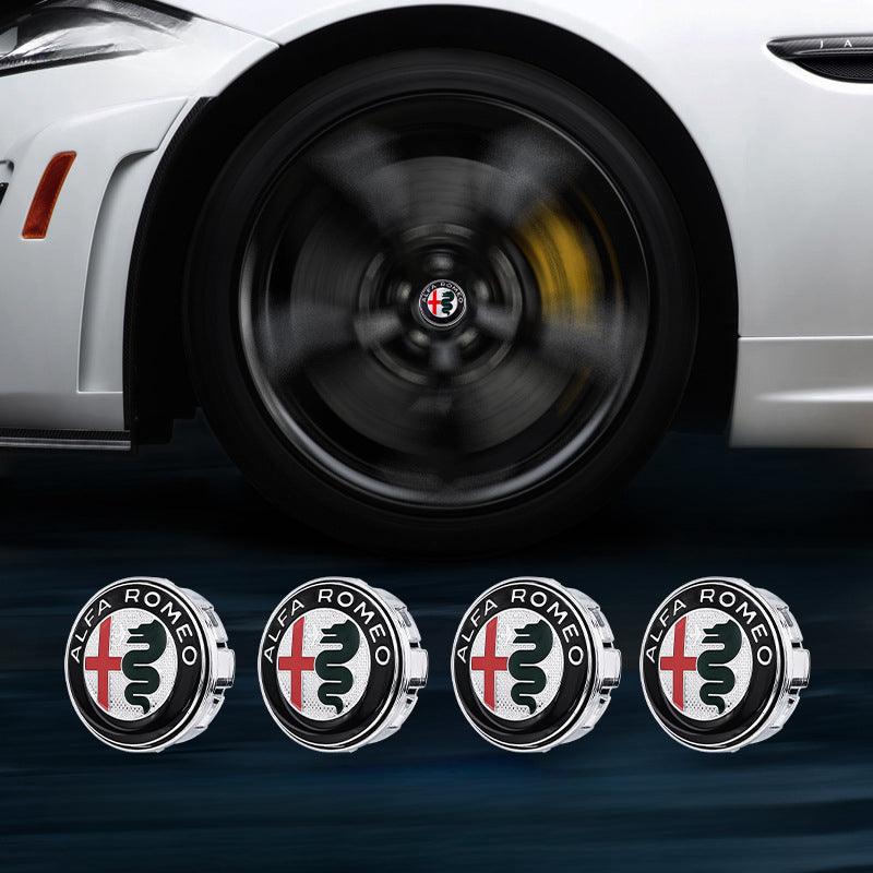 Suitable For Alfa Romeo Magnetic Suspension Hub Caps & LED Suspension Luminous Wheel Hub Lights - Greetlamp