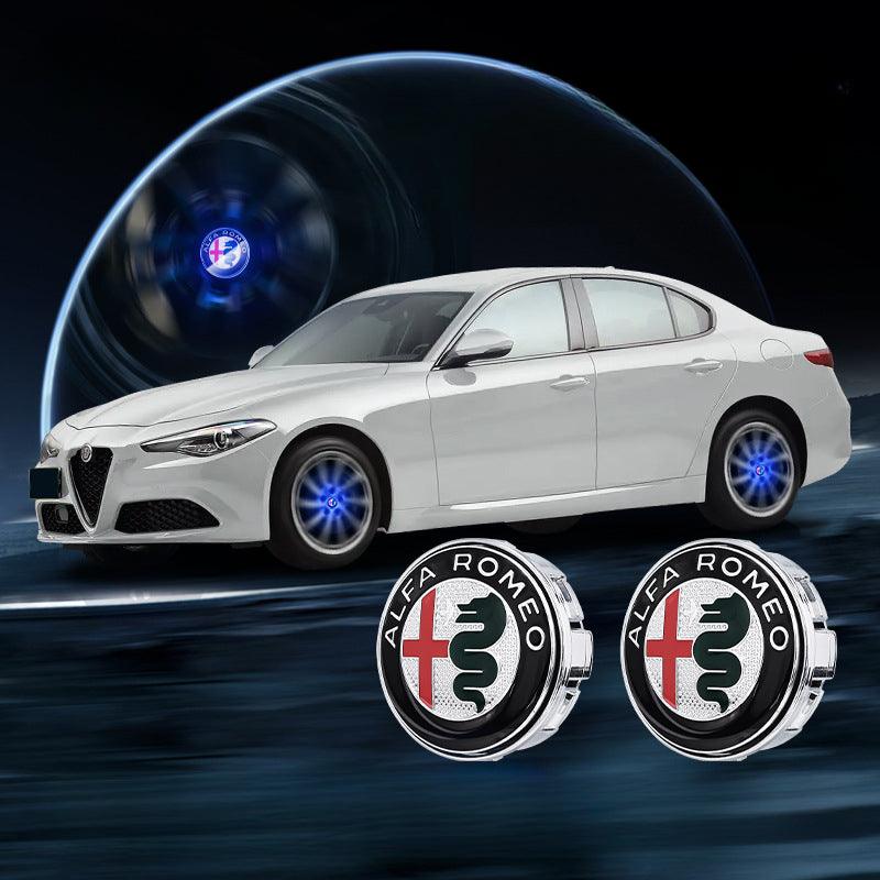 Suitable For Alfa Romeo Magnetic Suspension Hub Caps & LED Suspension Luminous Wheel Hub Lights - Greetlamp