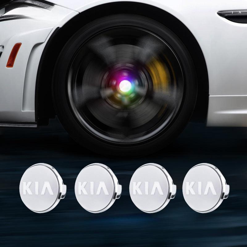 Suitable For KIA Magnetic Suspension Hub Caps & LED Suspension Luminous Wheel Hub Lights - Greetlamp
