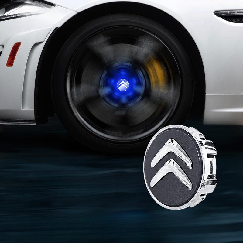 Suitable For Citroën Magnetic Suspension Hub Caps & LED Suspension Luminous Wheel Hub Lights - Greetlamp