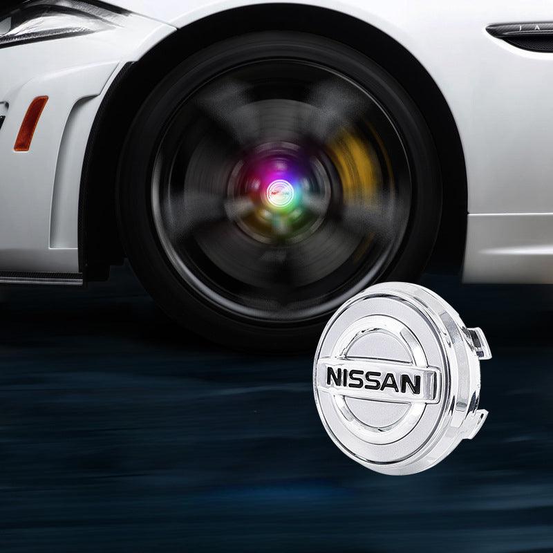 Suitable For Nissan Magnetic Suspension Hub Caps & LED Suspension Luminous Wheel Hub Lights - Greetlamp