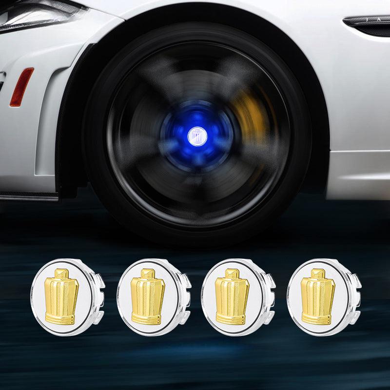 Suitable For Toyota & Crown Magnetic Suspension Hub Caps & LED Suspension Luminous Wheel Hub Lights - Greetlamp