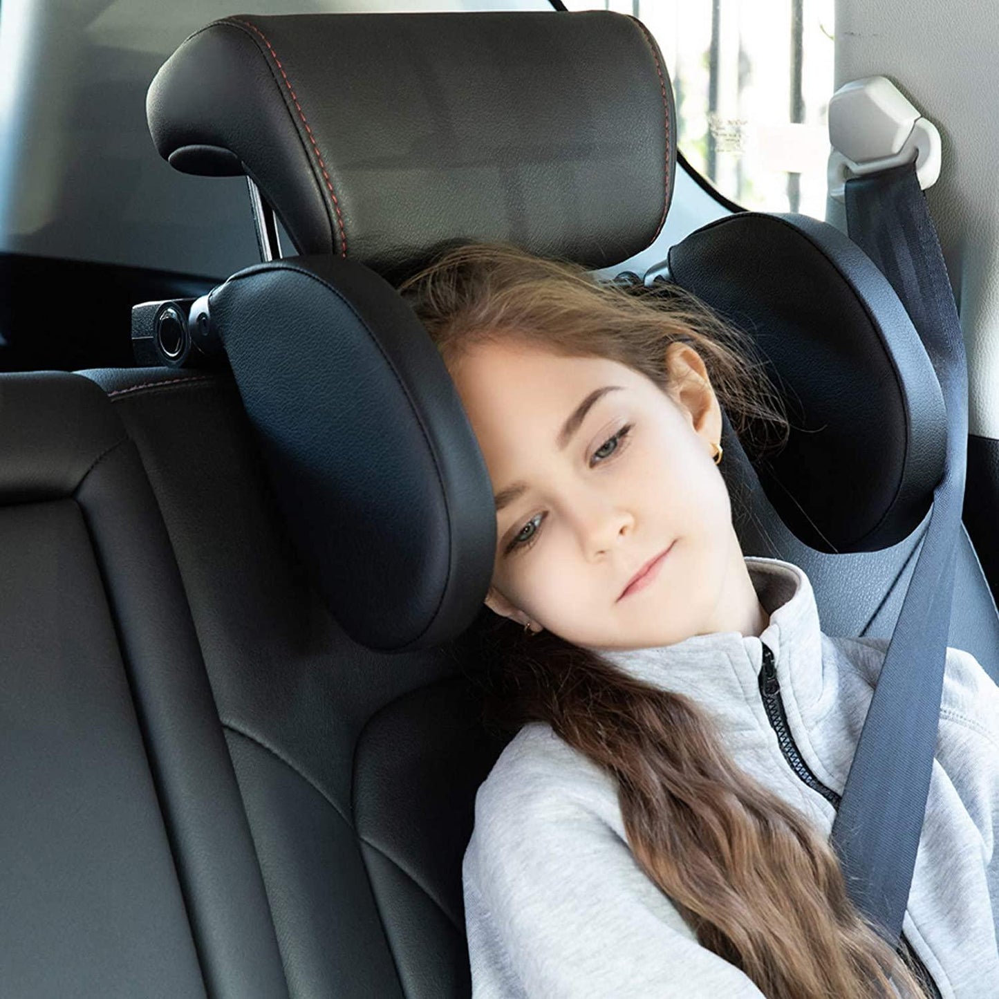 Universal Memory Foam Safety Headrest For Car Seats - Greetlamp
