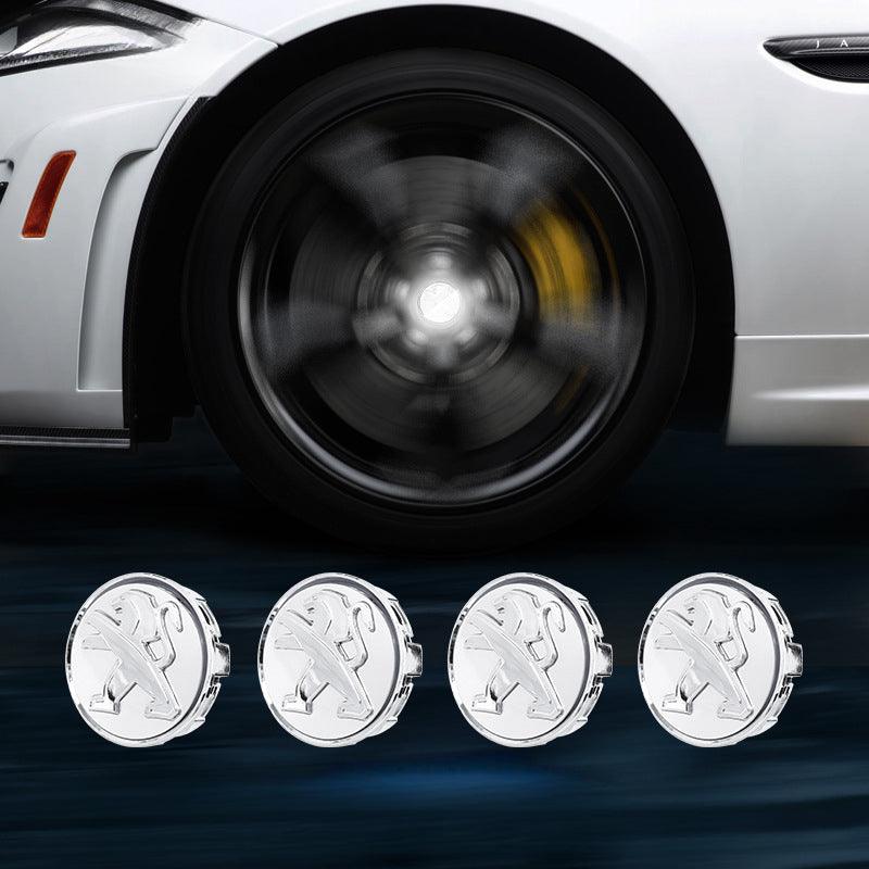 Suitable For Peugeot Magnetic Suspension Hub Caps & LED Suspension Luminous Wheel Hub Lights - Greetlamp