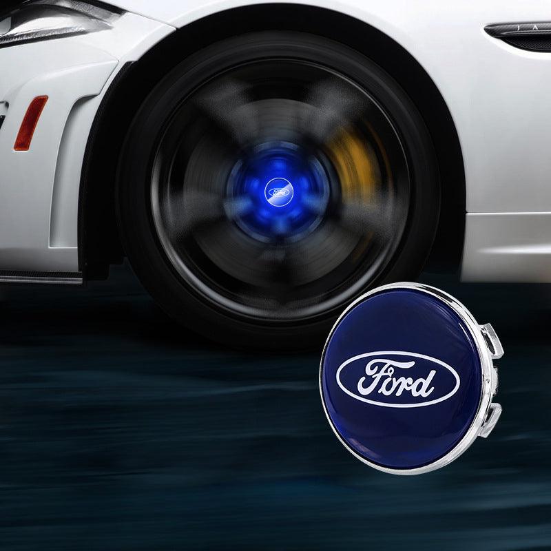 Suitable For Ford Magnetic Suspension Hub Caps & LED Suspension Luminous Wheel Hub Lights - Greetlamp