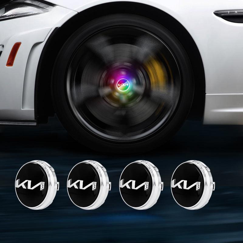 Suitable For KIA Magnetic Suspension Hub Caps & LED Suspension Luminous Wheel Hub Lights - Greetlamp