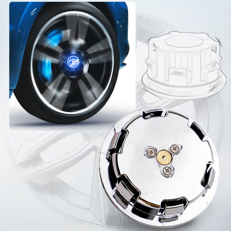 Suitable For Toyota & Crown Magnetic Suspension Hub Caps & LED Suspension Luminous Wheel Hub Lights - Greetlamp