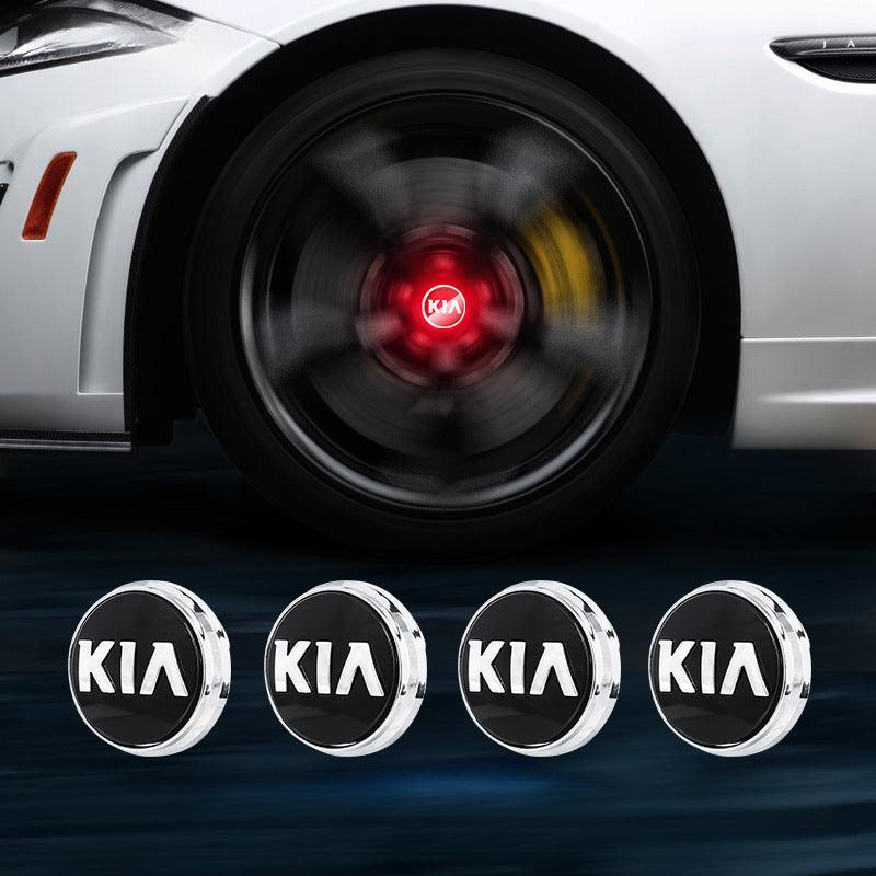 Suitable For KIA Magnetic Suspension Hub Caps & LED Suspension Luminous Wheel Hub Lights - Greetlamp