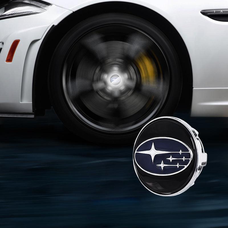 Suitable For Subaru Magnetic Suspension Hub Caps & LED Suspension Luminous Wheel Hub Lights - Greetlamp