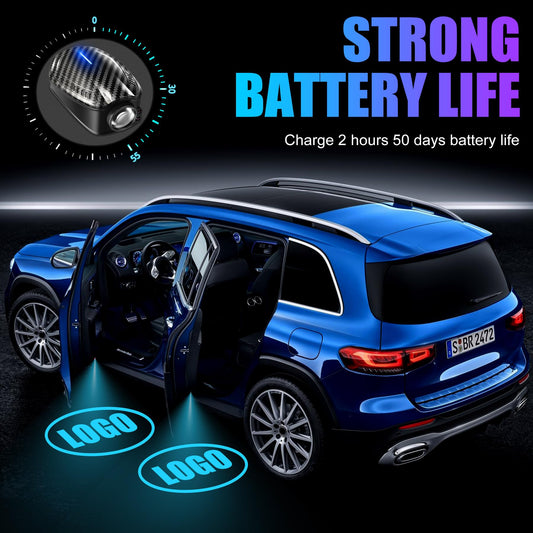 (2PCS) Rechargeable Non-Fading Car Welcome Light