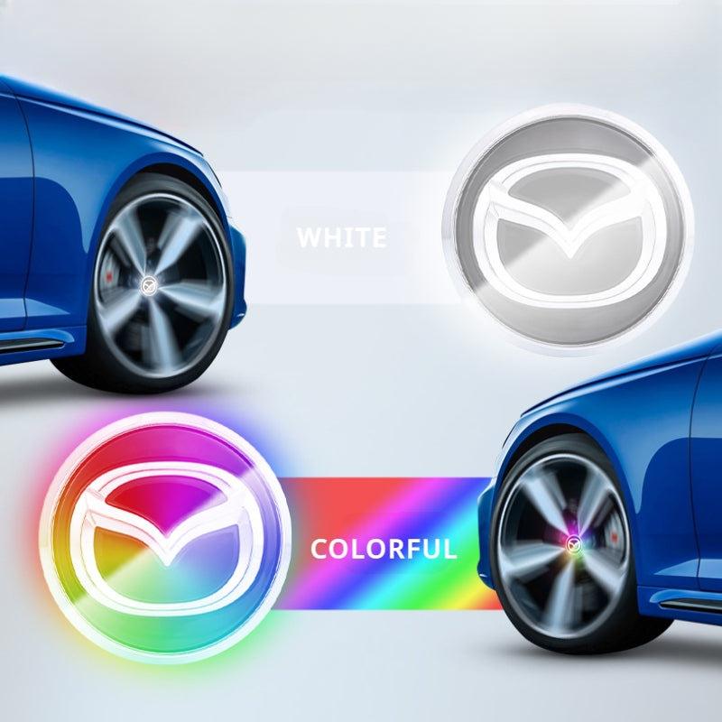 Suitable For Mazda Magnetic Suspension Hub Caps & LED Suspension Luminous Wheel Hub Lights - Greetlamp