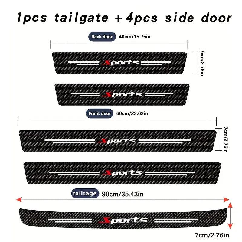 ( 9PCS )Carbon Car Door Sills Stickers - Greetlamp