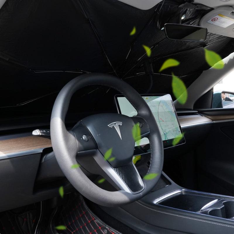 New 360° Bendable Handle Car Parasol Car Front Windshield Sun Protection Heat Shield Universal Car Parasol - Greetlamp