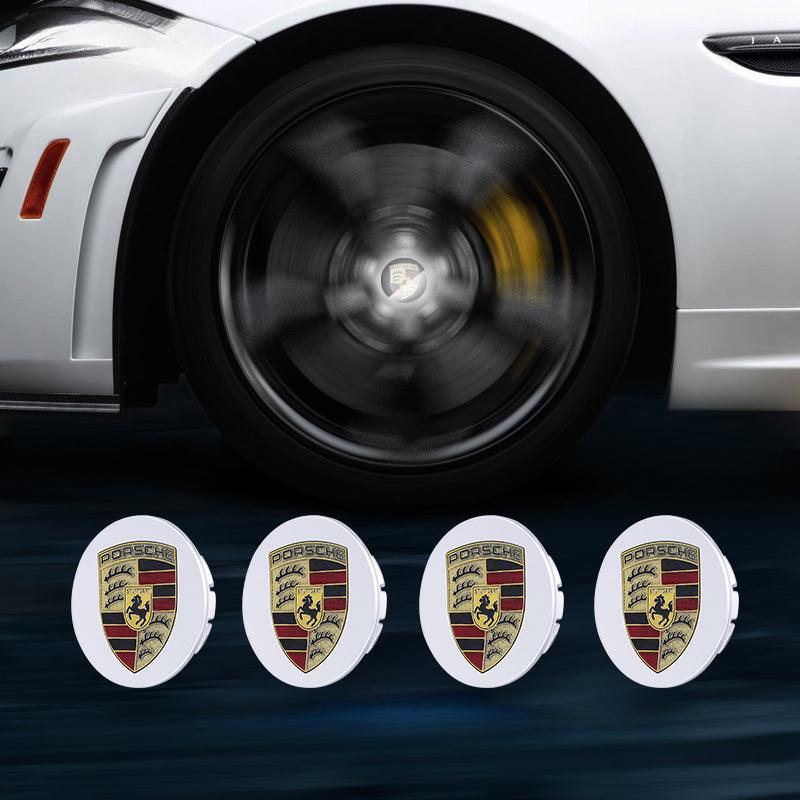 Suitable For Porsche Magnetic Suspension Hub Caps & LED Suspension Luminous Wheel Hub Lights - Greetlamp