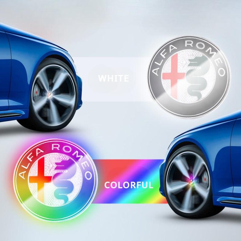 Suitable For Alfa Romeo Magnetic Suspension Hub Caps & LED Suspension Luminous Wheel Hub Lights - Greetlamp