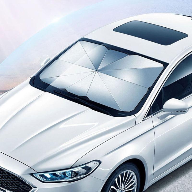 New 360° Bendable Handle Car Parasol Car Front Windshield Sun Protection Heat Shield Universal Car Parasol - Greetlamp