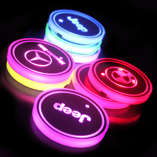 Car LED Cup Holder Lights - Greetlamp