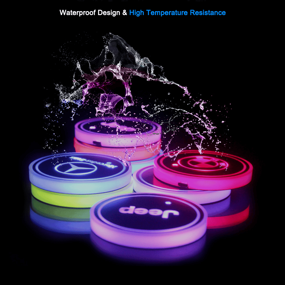 Car LED Cup Holder Lights - Greetlamp