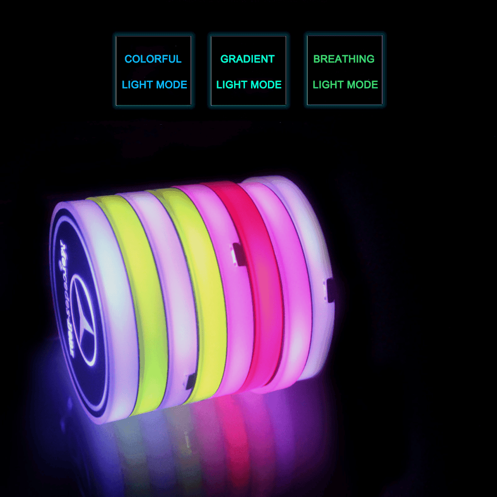 Car LED Cup Holder Lights - Greetlamp