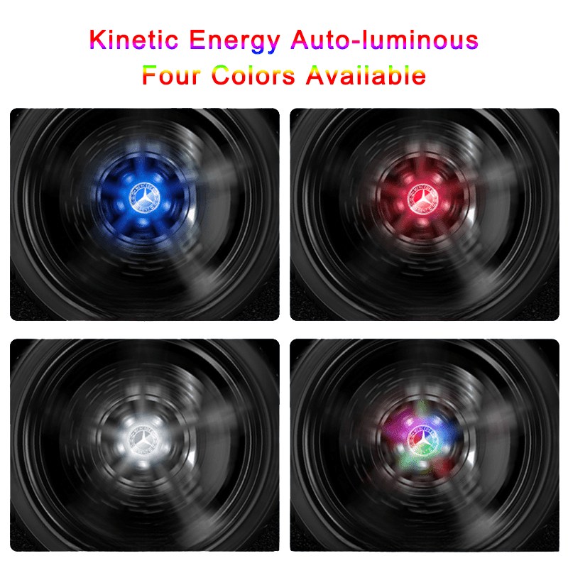 Suitable For Mercedes-Benz Magnetic Suspension Hub Caps & LED Suspension Luminous Wheel Hub Lights - Greetlamp