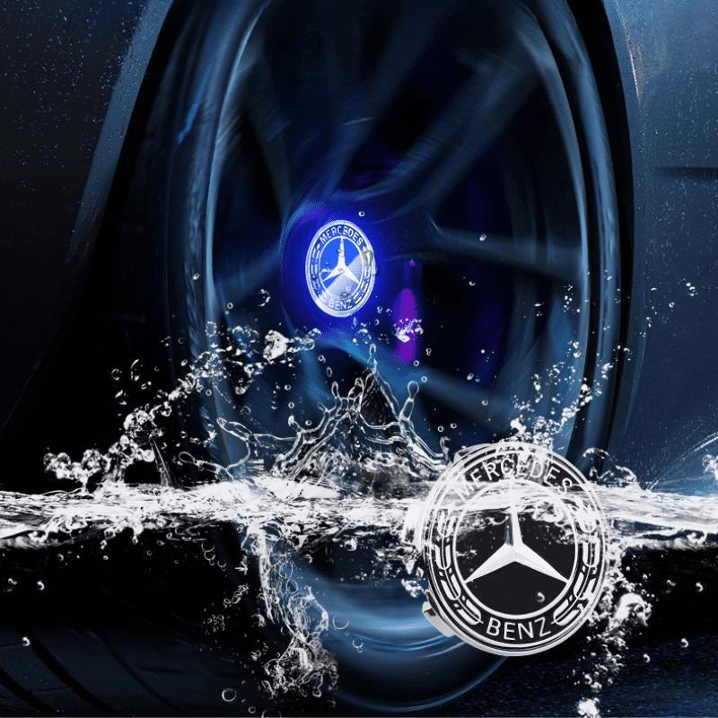 Suitable For Mercedes-Benz Magnetic Suspension Hub Caps & LED Suspension Luminous Wheel Hub Lights - Greetlamp
