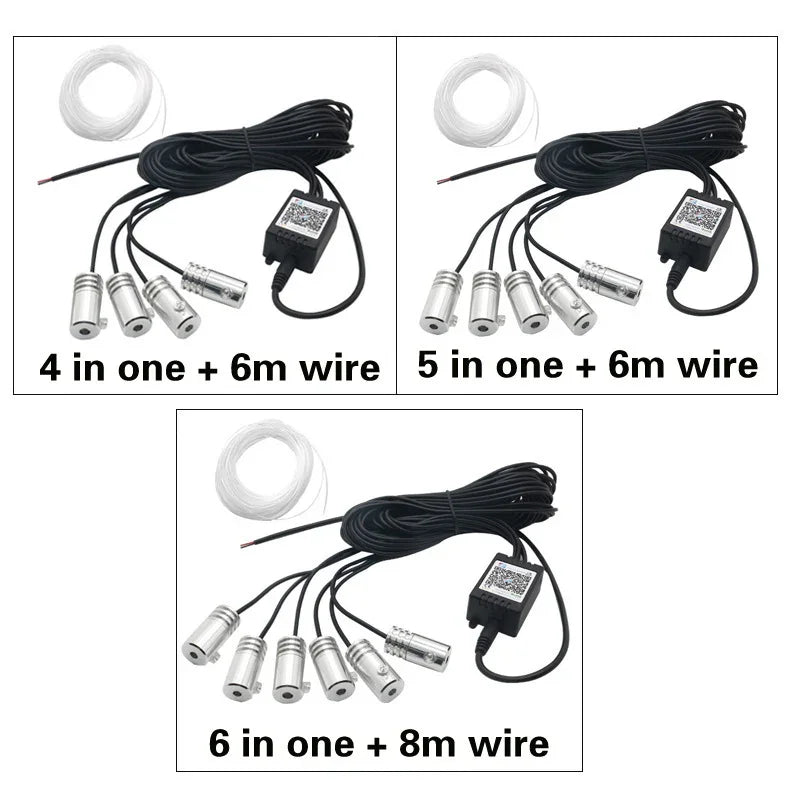 LED Intelligent Voice Control Atmosphere Light Belt Set