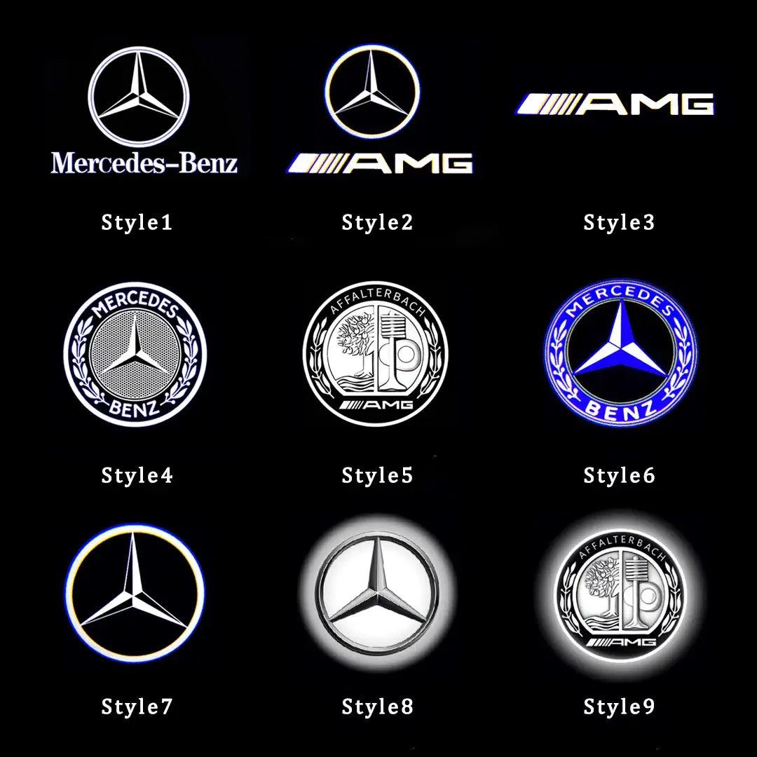 Mercedes-Benz Compatible Car Door Welcome Lights - Greetlamp