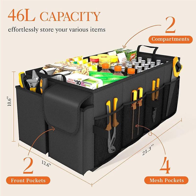 Car Trunk Storage Box Foldable Trunk Storage Bag - Greetlamp