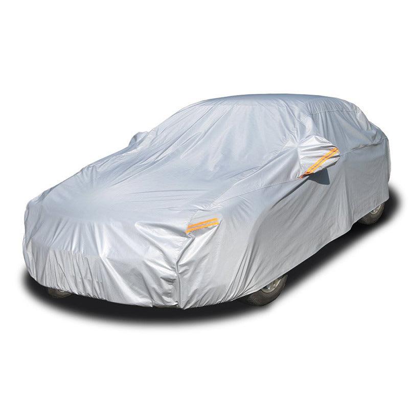 Best All-weather Car Cover, 6-layer Car Cover, Waterproof Outdoor Car Cover with 100% UV Protection, Suitable for Hatchbacks, Sedans, SUVs - Greetlamp