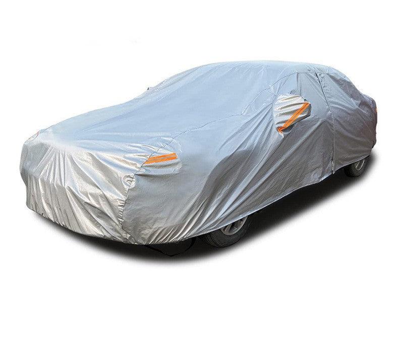 Best All-weather Car Cover, 6-layer Car Cover, Waterproof Outdoor Car Cover with 100% UV Protection, Suitable for Hatchbacks, Sedans, SUVs - Greetlamp