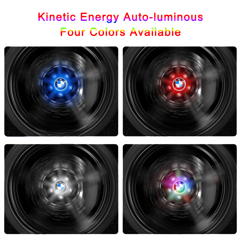 Suitable For BMW Magnetic Suspension Hub Caps & LED Suspension Luminous Wheel Hub Lights - Greetlamp